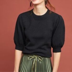 NWT - Anthropologie Moth - Connelly Sweater - black - size XS
